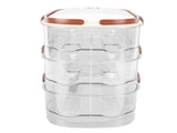 3 Layer Automatic Rolling Egg Storage Box Egg Organizer Egg Storage Container with Lid for V1294-YM0901-3118240203712