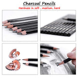 72pcs Professional Drawing Artist Kit Set Pencils and Sketch Charcoal Art Tools V201-BCZ0072BL8AU