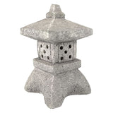 Solar Pagoda Lantern Garden Statue, Outdoor Waterproof Resin Decor with LED Light, for Landscape V1370-AZ4-18786