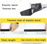 Knit Elastic Bands for Sewing White Heavy Stretch High Elasticity Flat Elastic Cord 3 Inch Wide V1258-DP02-F-572