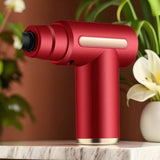 Red Portable Deep Tissue Massager 6-Speed & 4 Heads & 15-Min TimerProfessional Muscle Recovery, V1106-AMY002