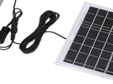 Solar Panel Fan Kit Stainless Steel Rain Hood Exhaust Fan 8W Solar Panel for Kitchen Greenhouse Pet V1294-YM0901-3111250112811