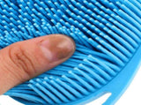 2pcs Silicone Body Scrubber for Shower, Massaging Bath Brush, Soft Cleansing for Body and Hair, V1192-AZ-W-21584