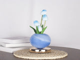 Blue Tulip Night Light - Floral Table Lamp for Bedroom Ambiance V888-ELOSUNG25599