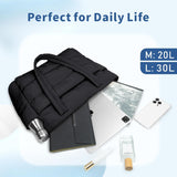 Puffer Tote Bag for Women, Lightweight Puffy Handbag with Compartments, Quilted Shoulder Bag for V1258-DP02-C-1317