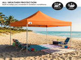 Wallaroo 3x3 PopUp Orange Gazebo Marquee Outdoor Tent GAZ-POP-3X3-OR