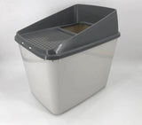 XL Top Entry Cat Litter Box No Mess Large Enclosed Covered Kitty Tray V278-70413