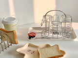 Glass Water Cup Rack Bracket Stainless Steel Household Draining Cup Storage Rack Holder for Party V1294-YM0626-3118220342411