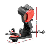 Giantz Chainsaw Sharpener Electric Chain Blade Sharpening Tool Grinder SHARPENER-CSAW-ARM-RD