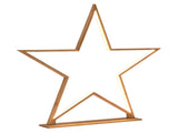 2x Large Bamboo Star w/ LED Strip Table Lamp Light Modern Minimalist Decor - Natural V563-75166_2X