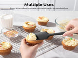 Silicone Spatula Set with 600 Degrees Fahrenheit Heat Resistant V1258-DP02-C-354