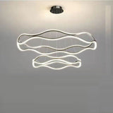 BAMDECOR A212/2 Modern Wavy Art Aluminum Light Fixture for Living Room Bedroom Indoor Decor V255-BAM-A212/2-GOLD