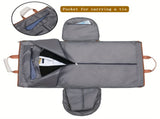 Convertible Travel Garment Bag Large Duffel Suit Carrier with Shoe Compartment & Hidden Backpack V888-ELOSUNG41508