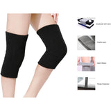 1 Pair Gray Knee Warmers for Women,Warm Knee Pads for Arthritic,Soft Fabric Leg Warmers,Elastic Knee V1369-AZ3-W-18903