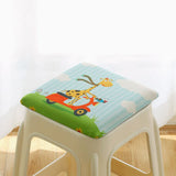 Square bar stool cushion with ties, breathable and non-slip square chair pad, 28*28*3.5 cm memory V1188-MS-205-47
