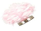 Feather Table Lamp USB Type C 5V Touch Control Stepless Dimming LED Table Lamp for Bedroom Cafe Pink V1294-YM0703-3119230061412