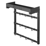 VEVOR Coffee Mug Holder Wall Mounted w/ 12 Movable Hooks and Top Shelf Cup Rack V952-GSMKBGJBGSJSZUHL7V0