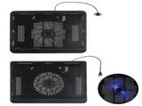 12-14 Inch Portable Ultra-Slim Laptop Cooling Pad Stand with Quiet and LED Screen Adjustable V1370-AZ4-12981