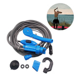 SWETRACE Portable Outdoor Camping Shower Blue 1Set 7.1x3.1x1.6in Plastic V1189-LWWAL-20260327-03592