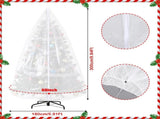 9.84 ft Upright Christmas Tree Storage Bag White Extra Large Jumbo Removal Disposal with Zipper V1259-DP01-A-1181