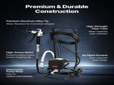 Stand Airless Paint Sprayer, 650W, 3000PSI High Pressure Airless Sprayer with Cart, Cleaning Brush, V952-ZSSPTJ650W03TBXWZ001V3