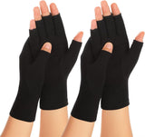 12 Pairs Cotton,Reusable Half Finger Touchscreen,7.5x3.9In Summer Sun UV Protection V1189-WXFWAL-20260319-00772