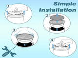 LV-H132 Filter Replacement for LEVOIT Air Puri-fier LV-H132-RF, 3-in-1 True HEPA and Activated V1258-DP02-C-1188
