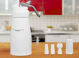 500mL Aluminum Whipped Dessert Cream Butter Dispenser Whipper Foam Maker with 3 Nozzles V1294-YM0901-JY04112-02