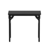 Artiss Computer Desk Foldable Balck 80CM MET-DESK-FD-80-BK