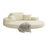 Multifunctional Round convertible Sofa Bed - Beige V1316-W2353P426564