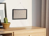 Cork Board for Bedroom Wall in Black 1 Set for Message Posting V1369-AZ3-W-10504