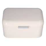 Milky White Bread Box Safe Odorless Large Capacity Anti Fingerprint Retro Tin Bread Box V1294-YM0710-3117210165811