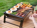 Portable Folding Grill 4-Step Assembly, Light & Portable, Sturdy Design, Enjoy Outdoor Grilling V1232-BXSSKL002