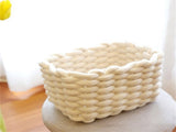 3 pcs Small Cat Ears Toy Organizer, Woven Cotton Rope, Decorative Nursery Bins & Boxes Gift V1189-LWWAL-20260401-06439