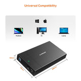 mbeat C1 Tool-Free USB 3.0 3.5" & 2.5" SATA HDD Enclosure - Black V186-MB-HDD-35C1K