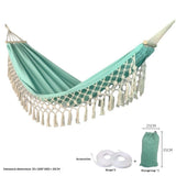 Beautiful Boho Style Hammock -Camping Portable 2 Person Hammock, for Suitable for Backpacking, V1192-AZ-W-0473