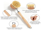 6 Pack Dish Brush & Sponge Set, Comfortable Nonslip Grip, Dual Type Bristles for Distinct Cleaning V1369-AZ3-W-12583