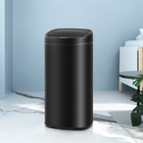 Devanti 68L Motion Sensor Bin Rubbish Automatic Black SB-68L-S06-BK