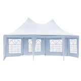 Wallaroo 6x4.5m Wedding Gazebo Marquee with Sidewalls GAZ-WED-6X45-WH