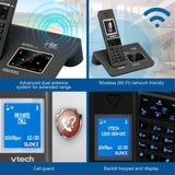 VTech 15951 Twin DECT 6.0 Cordless Home Phone w Video Doorbell Answering Machine V185-CLS15951