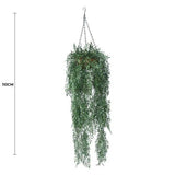 Artificial Fern Hanging Basket UV Resistant 110cm V637-1018976