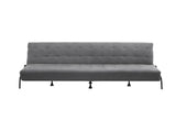 Artiss Sofa Bed, 1.9m 3-Seater Soft Innerspring Adjustable Couch Futon Chair for Apartment Dorm SBED-SPR-VEL8173-GY
