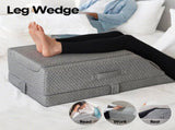 Leg Wedge Ergonomic Booster 3-Height Adjustable Memory Foam Leg Support Pillow with Washable Cover V985-LEGWEDGE