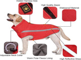 Dog Coat - Waterproof and Warm for Winter - Warm Dog Jacket - Windproof Fleece for Puppies V1188-MS-313-0745