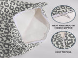 Lime Green White Leopard Print Pillow Covers 18x18 Inch Set of 2 Cheetah Animal Spots Decorative V1189-WXFWAL-20260319-01427