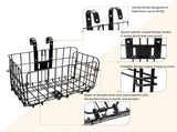 Foldable Bicycle Basket Removable Metal Mesh with Quick Release V1188-MS-708-027