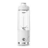 White Portable Automatic Rechargeable Blender Wireless Juicer Mini Ice Crusher for Smoothies & V888-ELOSUNG36617