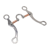 Horse Snaffle Bit Stainless Steel Rose Gold Plated Gag Loose Ring Outdoor Garden Cultivation V1294-YM3111220274211-0421