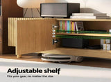 Artiss TV Unit Entertainment Unit Storage Cabinet 180cm Pine FUR-Z-CT02-TV180-WD-AB