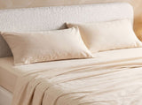 Giselle Double Sheet Set 150 GSM Anti-pilling Micro Flannel, Fast Drying Lightweight 4 Piece, 40CM SHEETSETS-FLA-CW-D